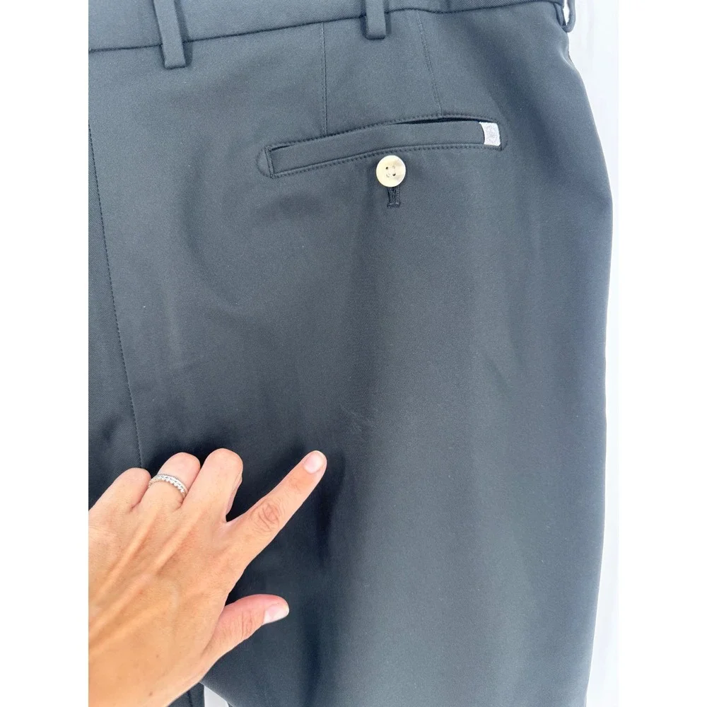 Peter Millar‎ Salem Performance Shorts Mens 38 Black Golf Technical Luxury